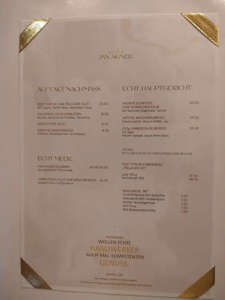 Menu_echt JAN AIGNER. Genusshandwerk im Forum Kloster_Gleisdorf_imagen_2