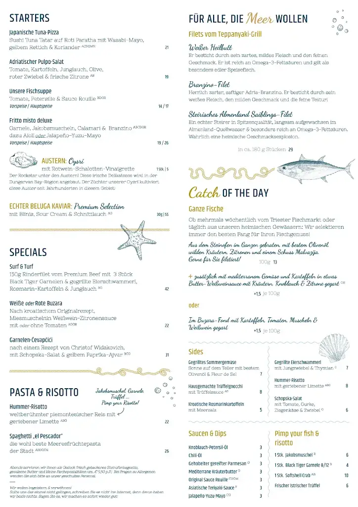 Menu_El Pescador_Graz_image_1