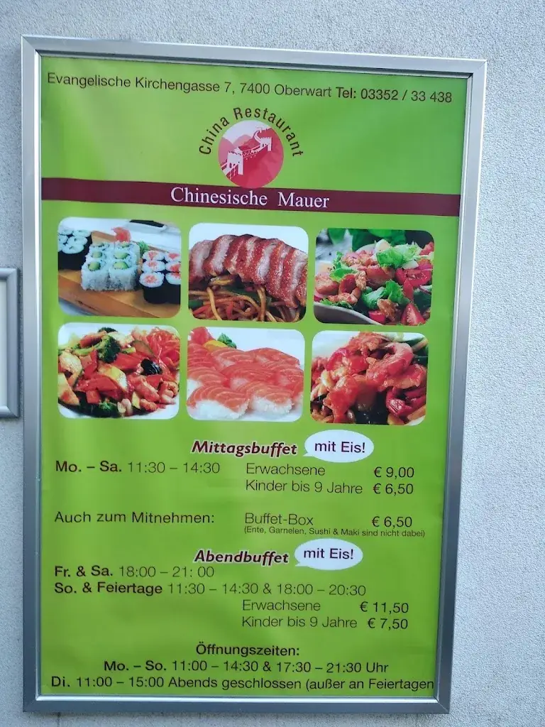 Menu_China-Restaurant Chinesische Mauer_Politischer Bezirk Oberwart_image_3