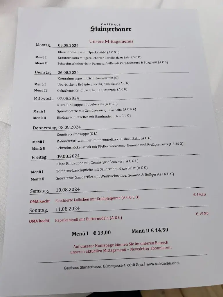 Menu_Gasthaus Stainzerbauer_Geidorf_immagine_1