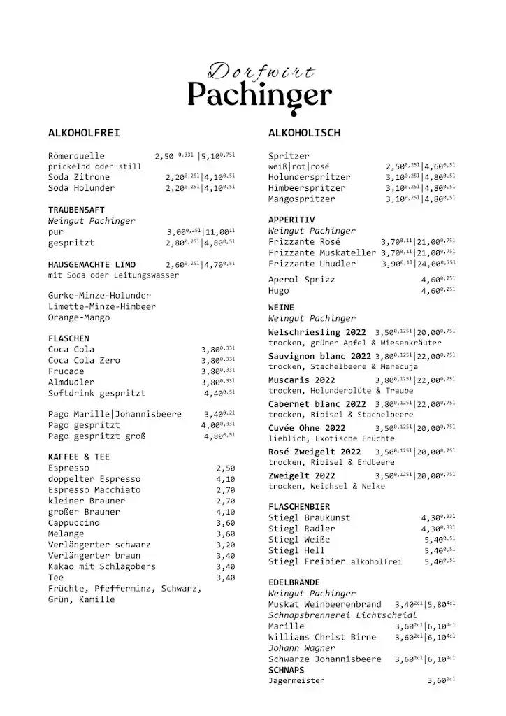 Menu_F & H Pachinger vineyard_Sankt Georgen am Leithagebirge_immagine_1