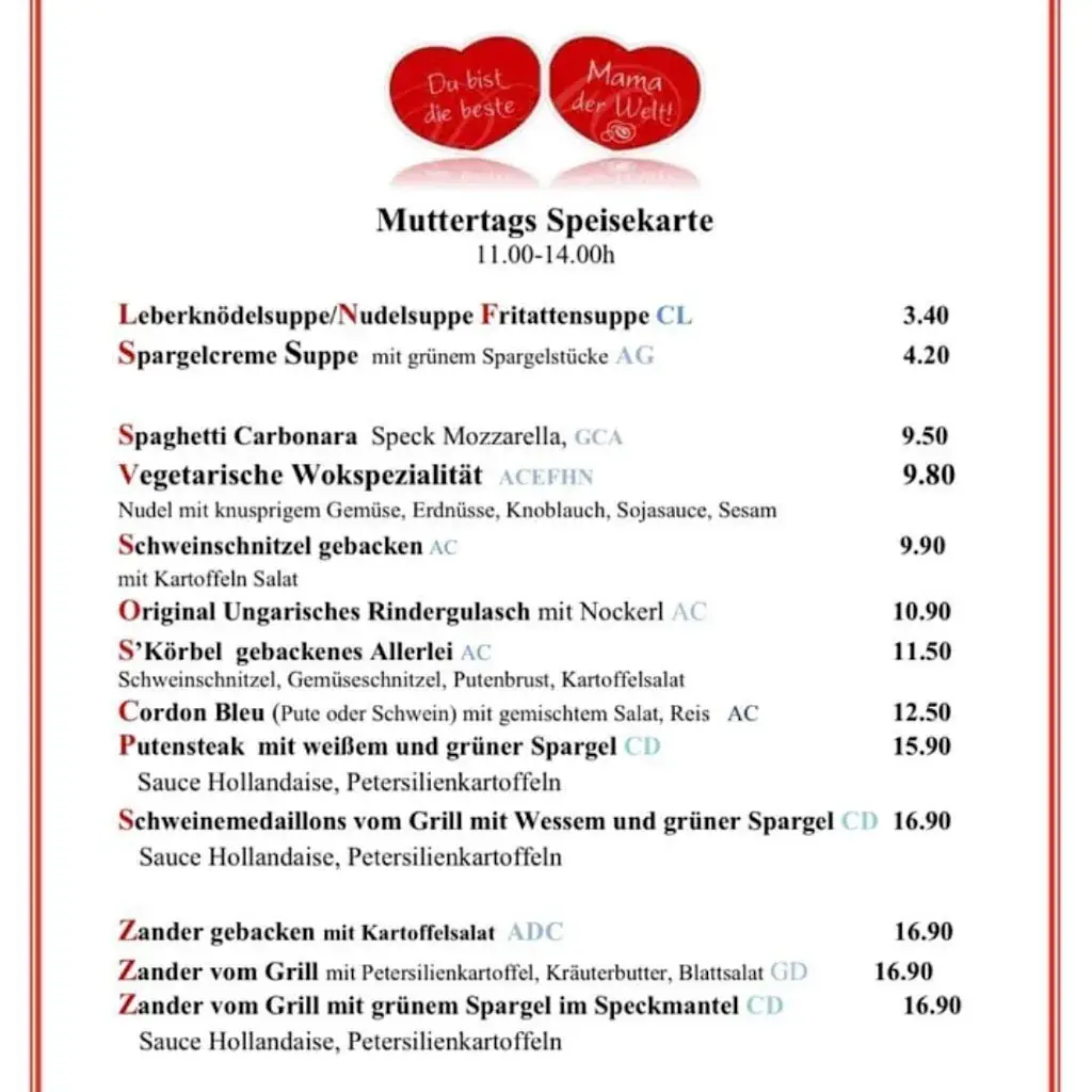 Menu_Stefans Corner Restaurant Baráth Dezsi_Sankt Andrä am Zicksee_immagine_1