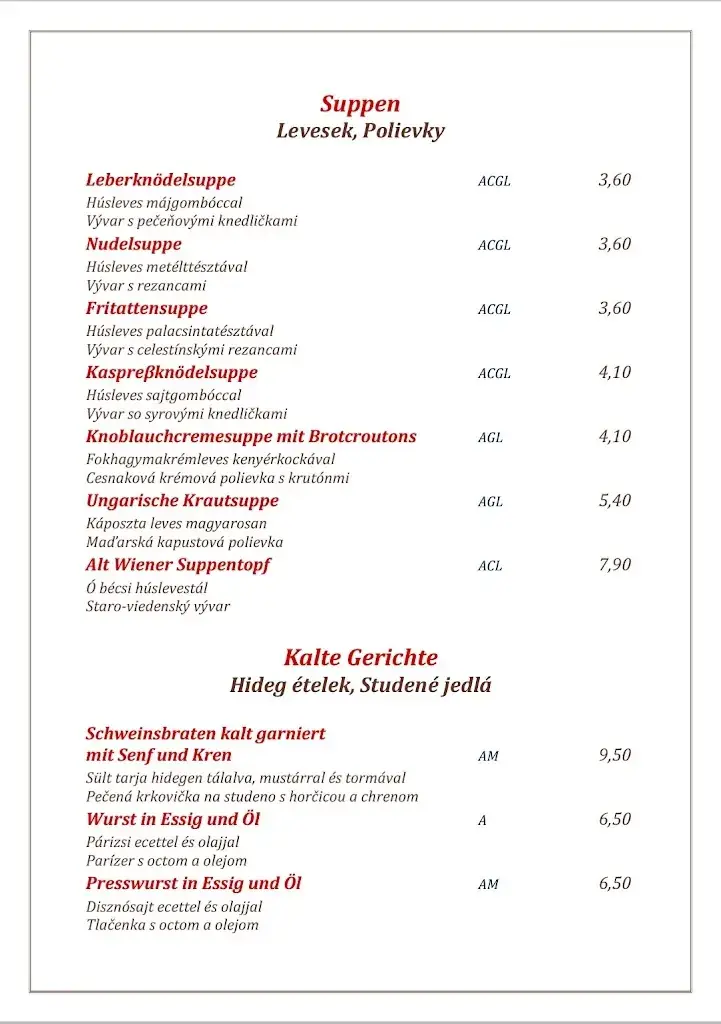 Menu_Stefans Corner Restaurant Baráth Dezsi_Sankt Andrä am Zicksee_immagine_3