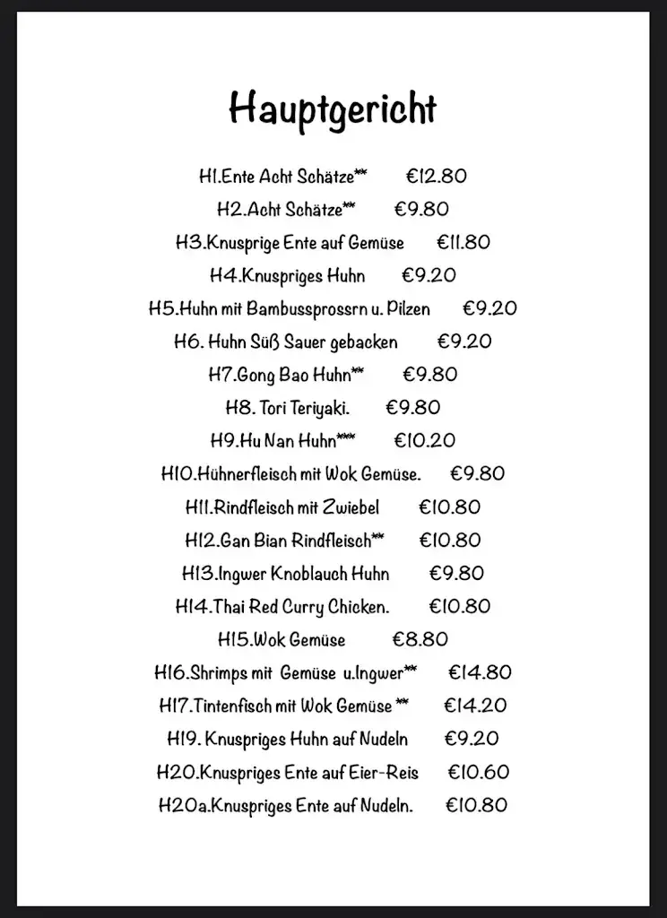 Menu_Asia 4 Restaurant-Zhang's Küche_Hartberg_image_4