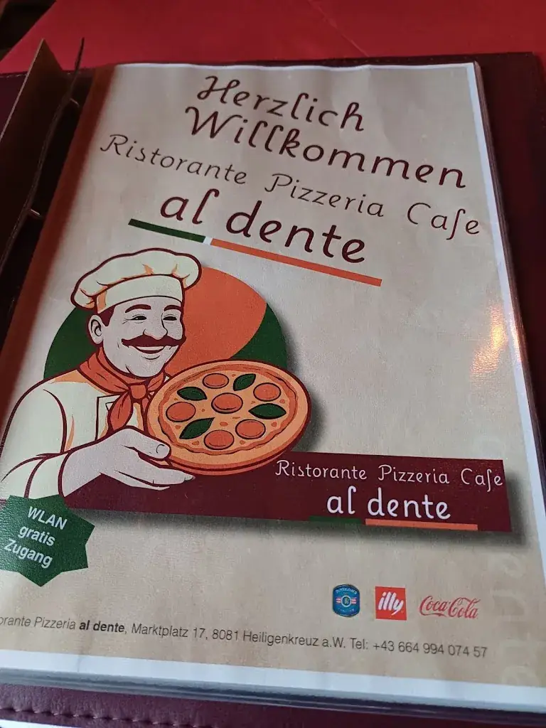 Menu_Pizzeria Al Dente_Heiligenkreuz am Waasen_immagine_3