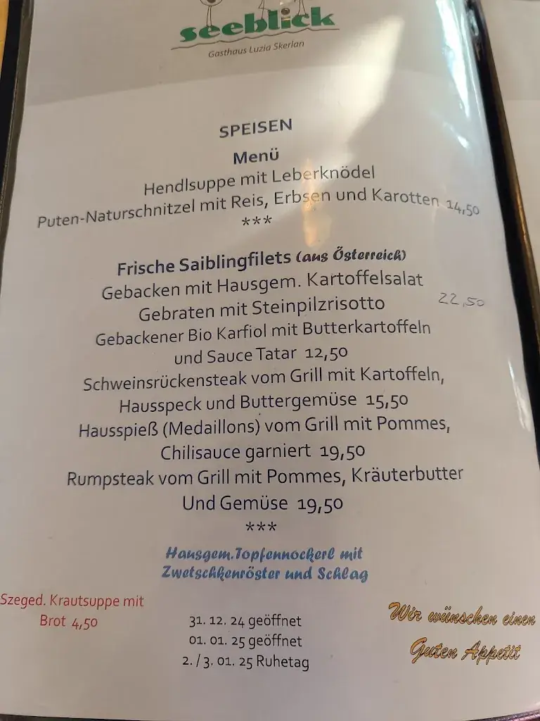 Menu_Gasthaus Seeblick - Luzia Skerlan_Sankt Andrä am Zicksee_image_3