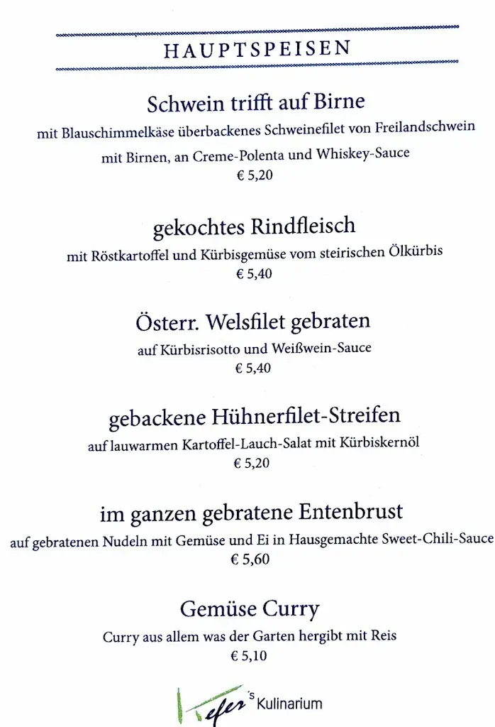 Menu_Kefer's Kulinarium_Hausmannstätten_image_2