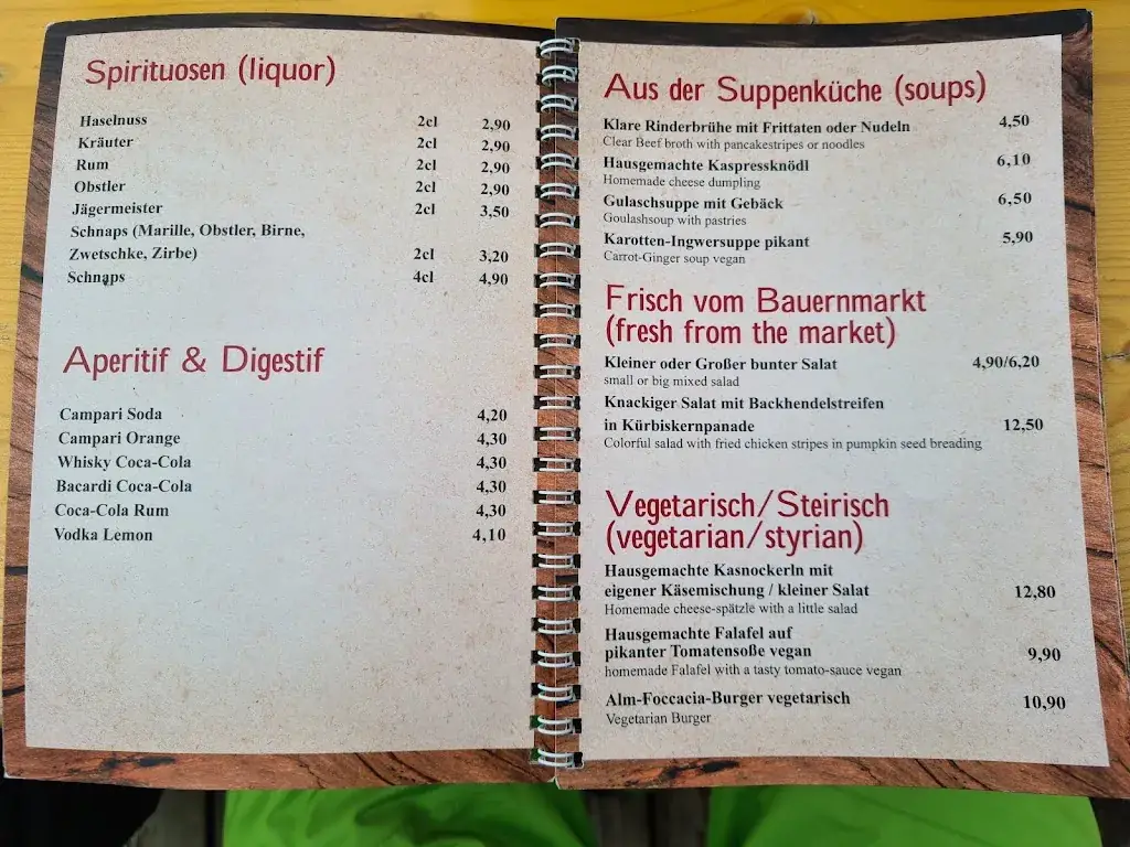 Menu_Kaiblingalm Schutzhütte_Haus im Ennstal_immagine_2