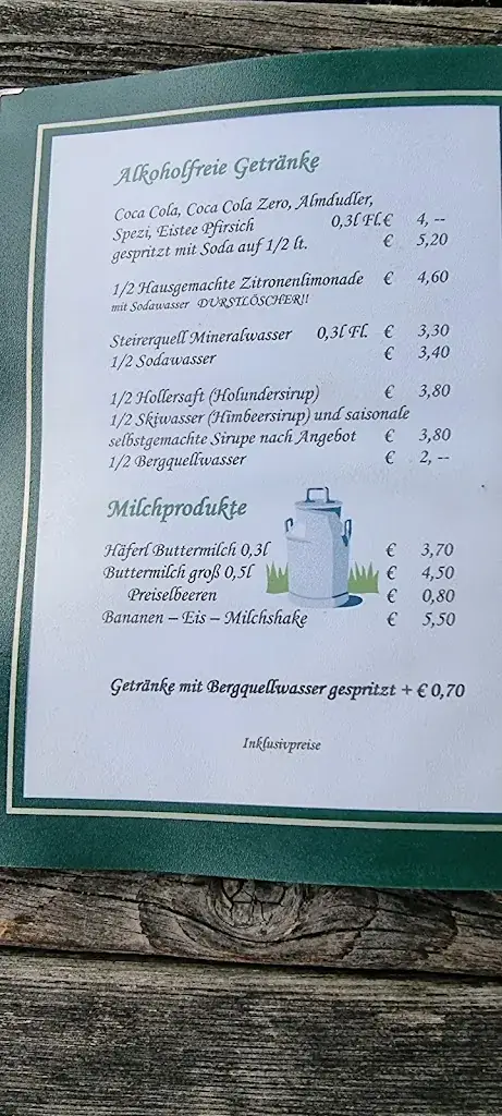 Menu_Stangl Alm im Gumpental_Haus im Ennstal_imagen_2