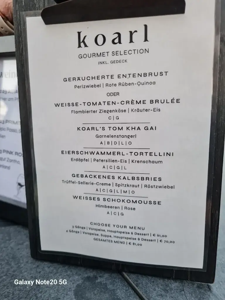 Menu_Boutiquehotel DAS ZEITWERT_Hollenegg_image_1