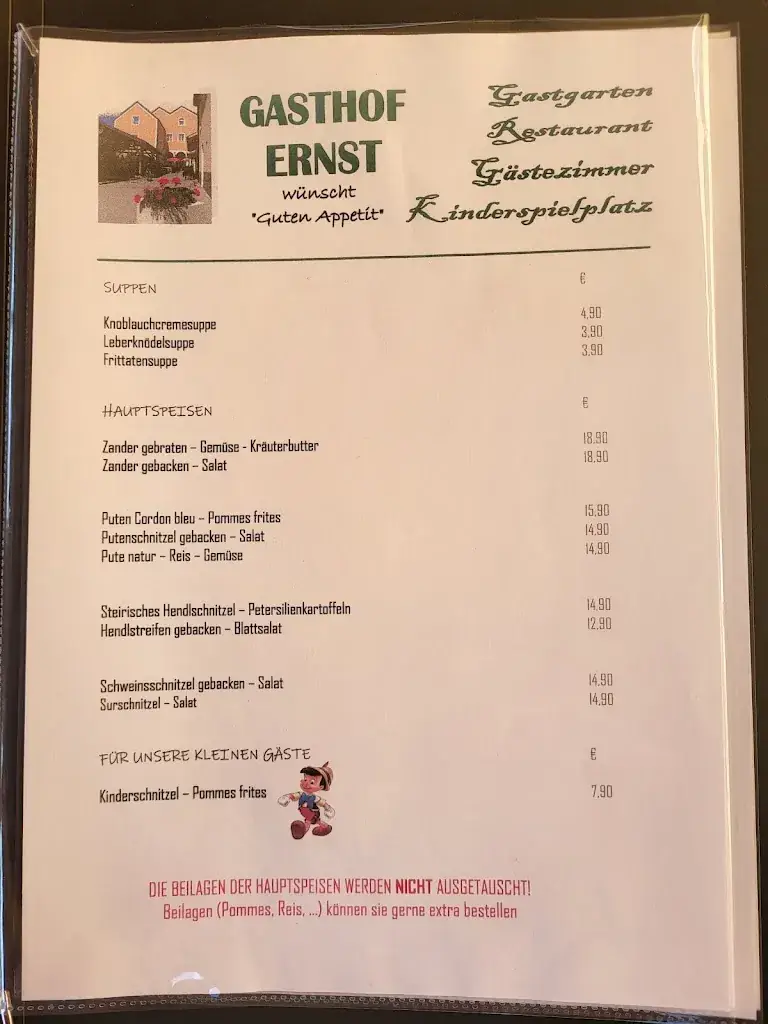 Menu_Gasthof Ernst_Sankt Margarethen im Burgenland_image_3