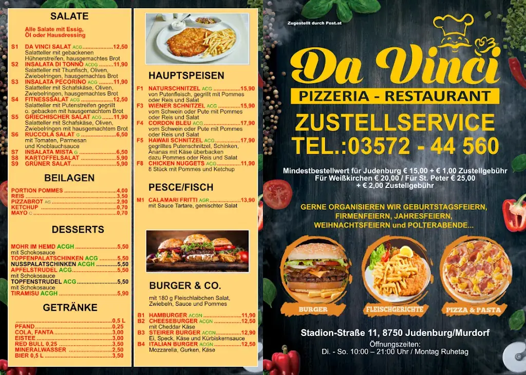 Menu_Da Vinci Pizzeria Restaurant und Café_Judenburg_image_2