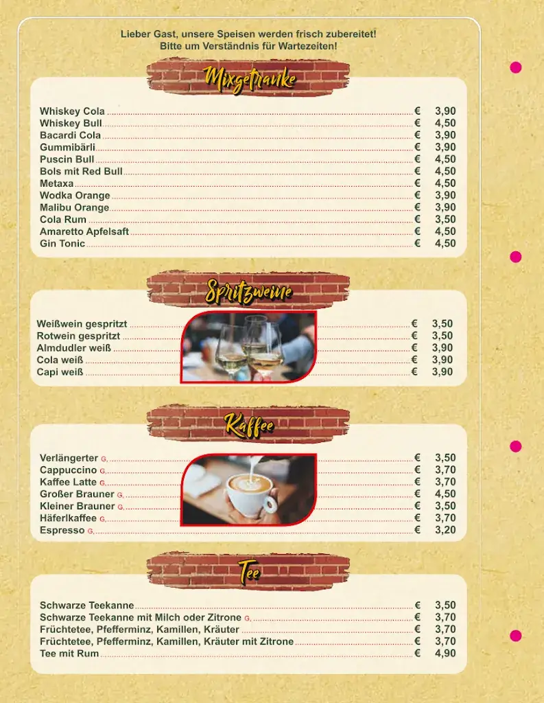 Menu_Pizzeria El Camino_Hönigsberg_immagine_2