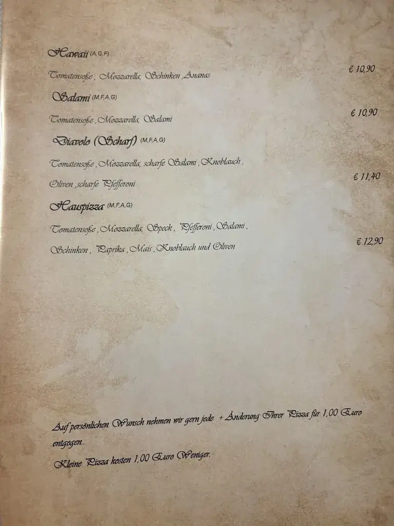 Menu_Gasthaus - Pizzeria Spitzwirt_Kaindorf_immagine_3