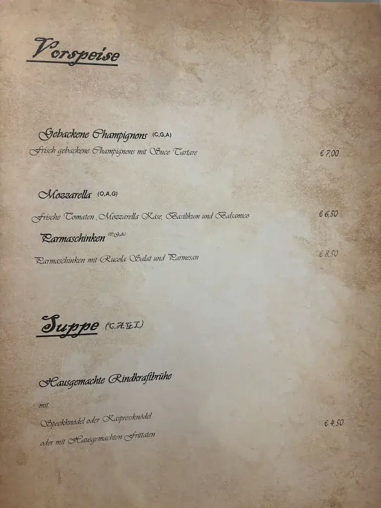Menu_Gasthaus - Pizzeria Spitzwirt_Kaindorf_immagine_4