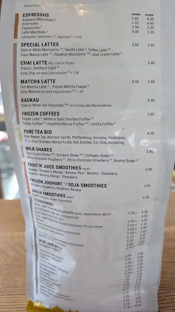 Menu_Coffeeshop Barista´s Kalsdorf_Kalsdorf bei Graz_immagine_3