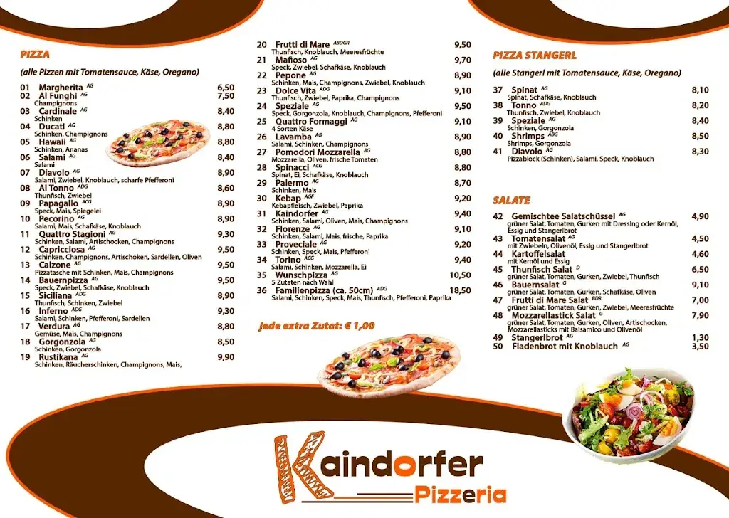 Menu_Kaindorfer pizzeria_Kaindorf an der Sulm_image_2