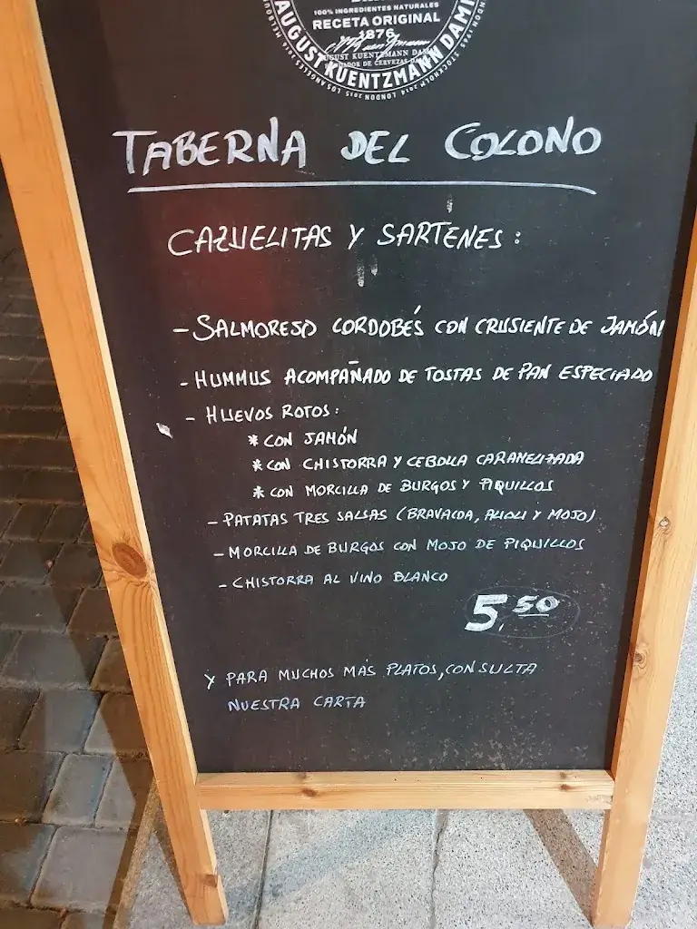 Menu_Taberna del Colono_Kloster_immagine_3