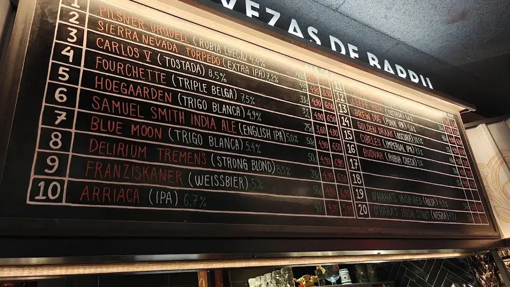 Menu_Beerhouse Chamberí | Craftbeer Bar_Kloster_immagine_2