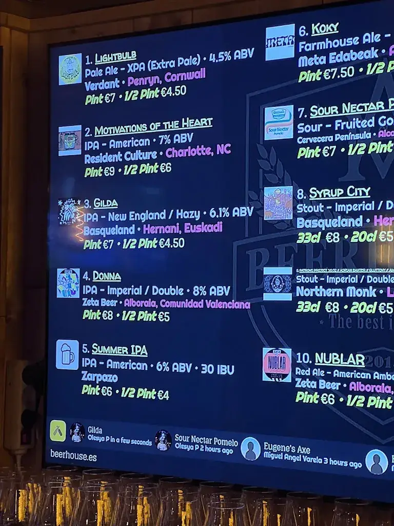 Menu_Beerhouse Chamberí | Craftbeer Bar_Kloster_immagine_4