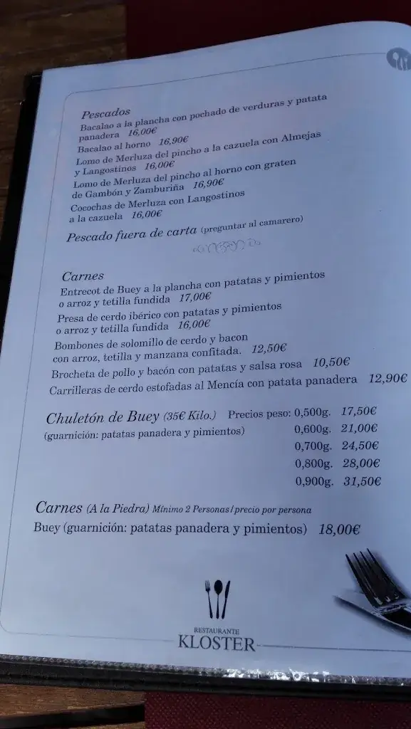 Menu_Restaurante Kloster_Kloster_immagine_2