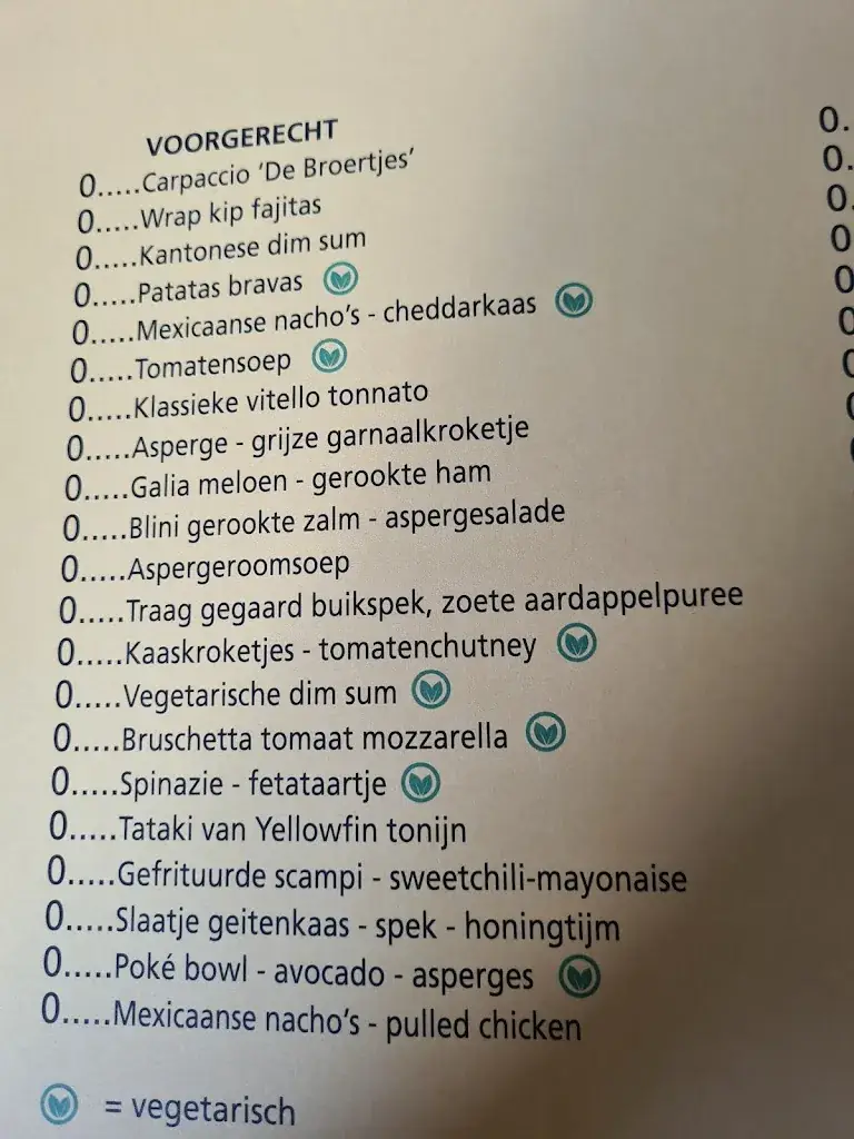 Menu_De Broertjes Kapellen_Kapellen_immagine_4
