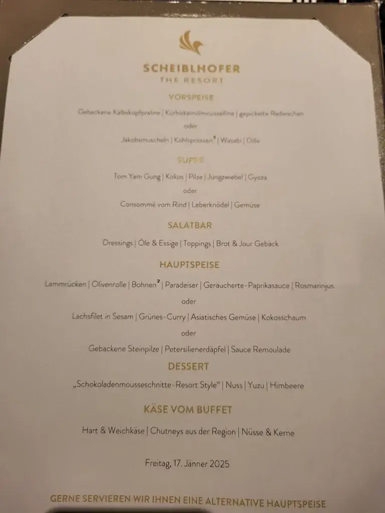 Menu_INFINITY Restaurant im Hotel Scheiblhofer The Resort_Andau_image_2