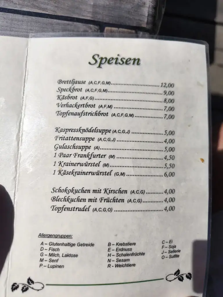 Menu_Ebenhandlhütte_Krakaudorf_immagine_1