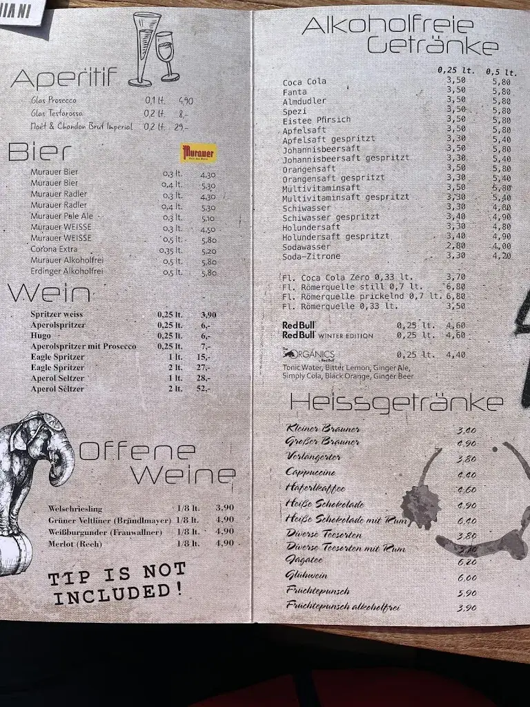 Menu_EAGLE Kreischberg - Panorama Restaurant & Bar_Krakauhintermühlen_immagine_4
