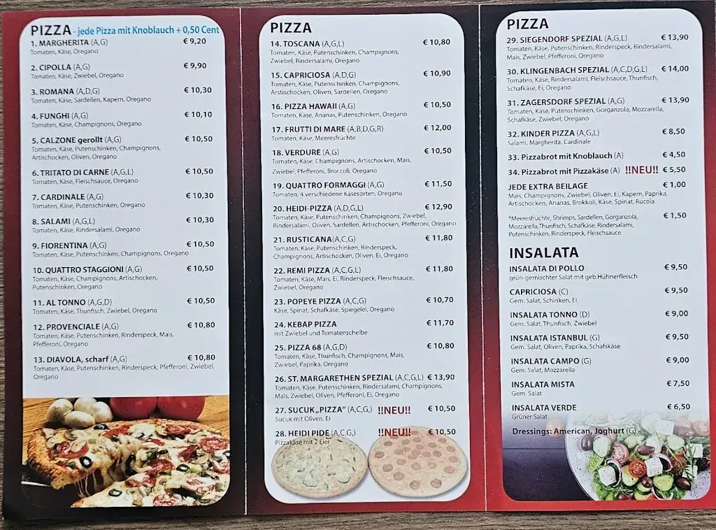 Menu_7011 SIEGENDORF PIZZA HEiDi_Siegendorf im Burgenland_immagine_2