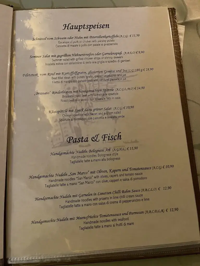 Menu_Restaurant SAN MARCO_Lannach_image_2