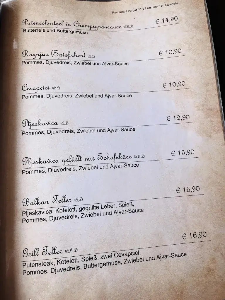 Menu_Restaurant Purgar_Liesingtal_image_1