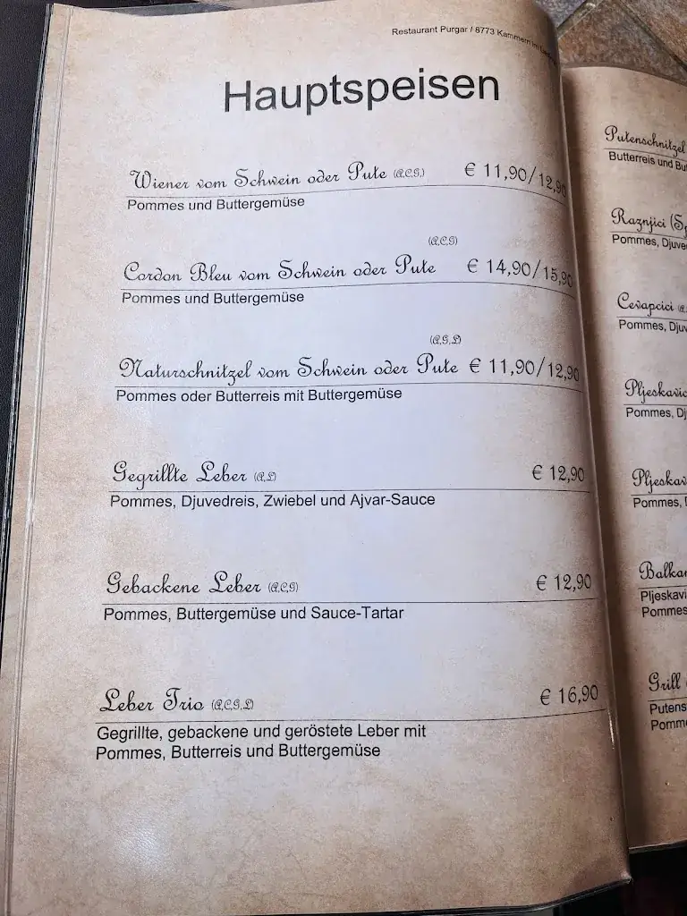 Menu_Restaurant Purgar_Liesingtal_image_3