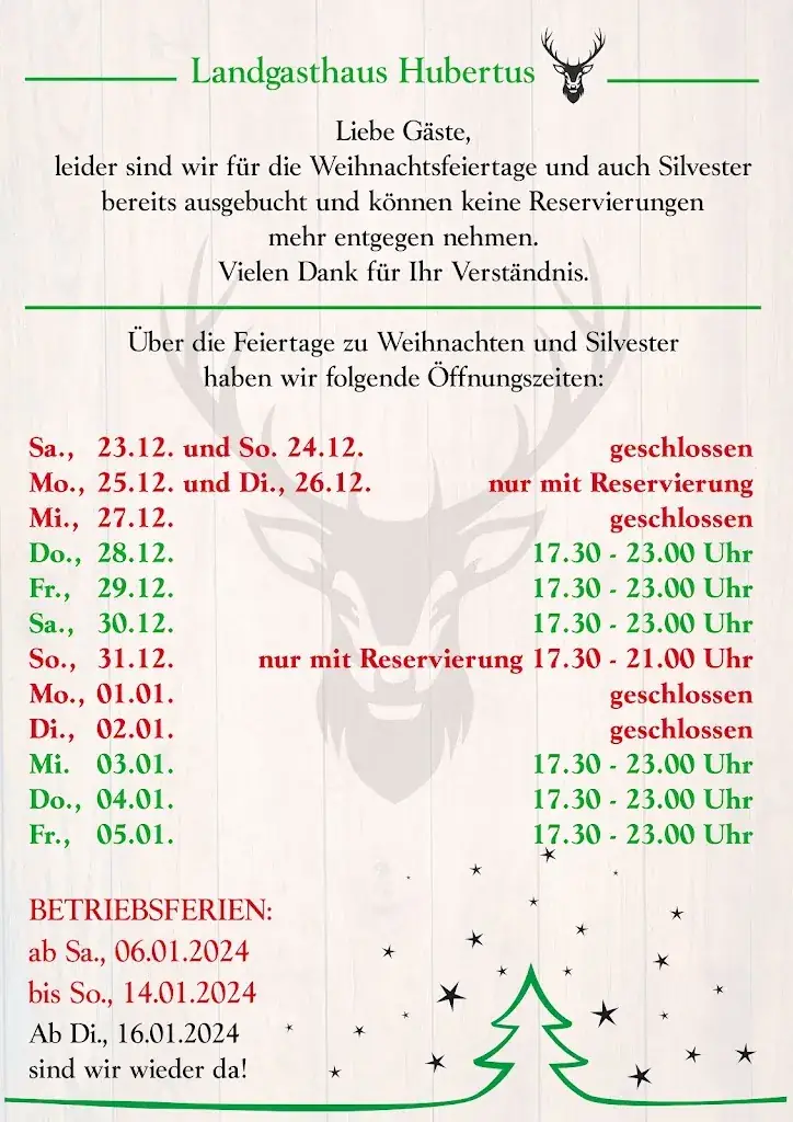 Menu_Landgasthaus Hubertus_Liebenau_image_1