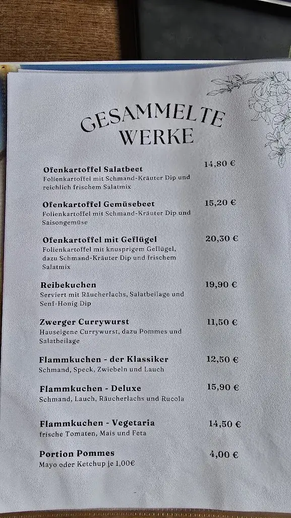 Menu_Restaurant „Zum alten Kuhstall
