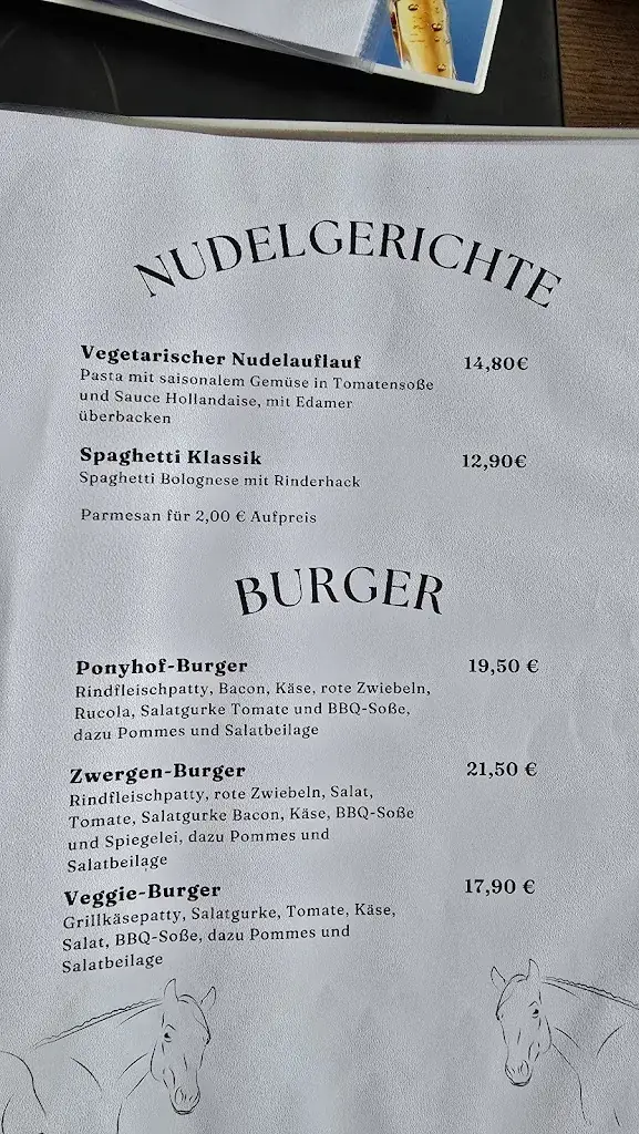 Menu_Restaurant „Zum alten Kuhstall