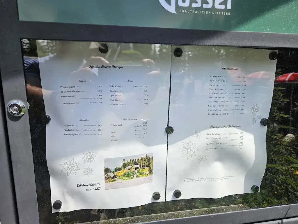 Menu_Gasthaus Edelweißhütte_Mariazell_immagine_1