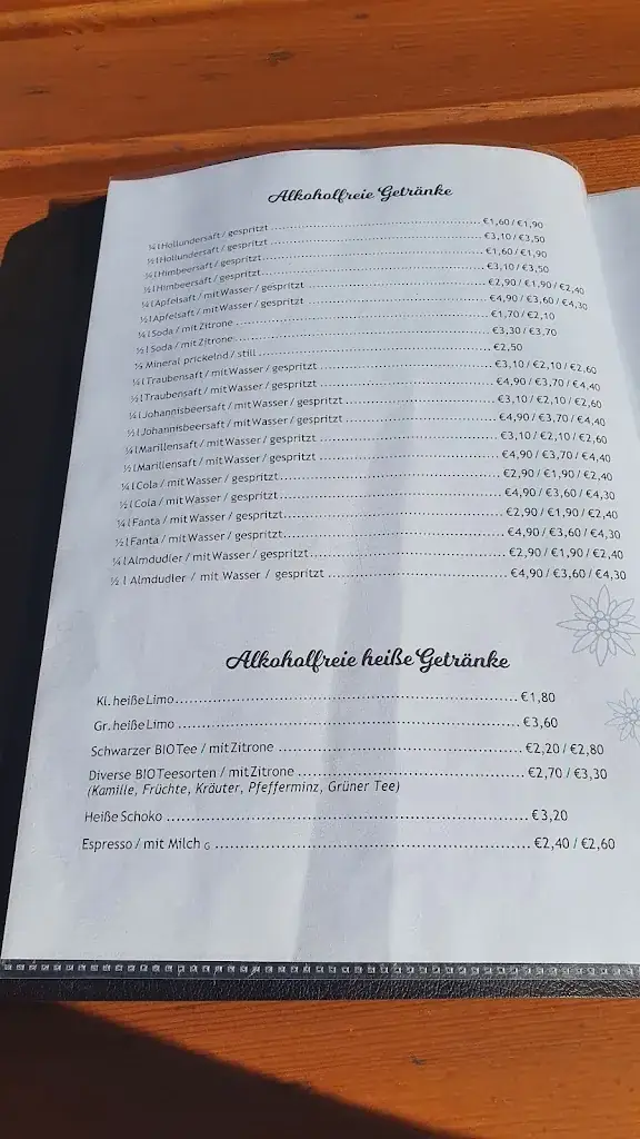 Menu_Gasthaus Edelweißhütte_Mariazell_immagine_4