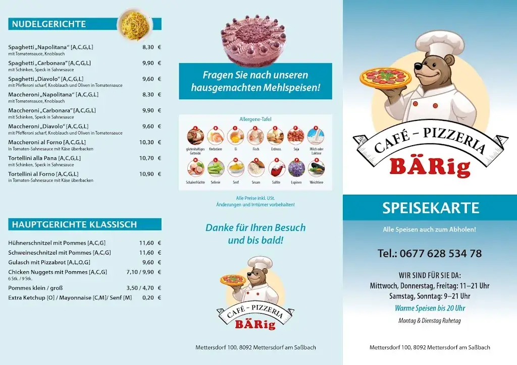 Menu_Cafe Pizzeria BÄRig_Mettersdorf am Saßbach_image_2