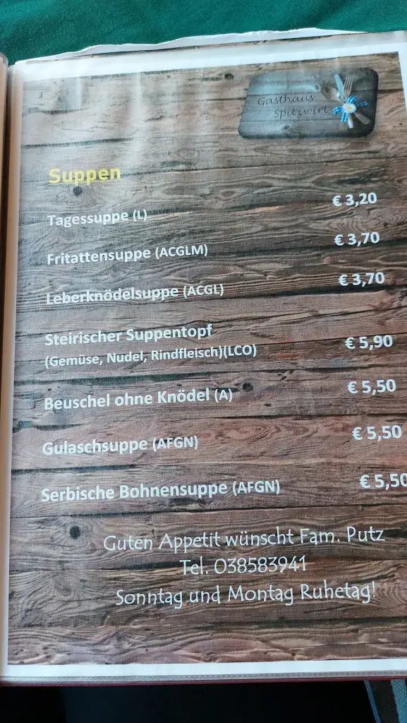 Menu_Spitzwirt_Mitterdorf im Mürztal_image_1