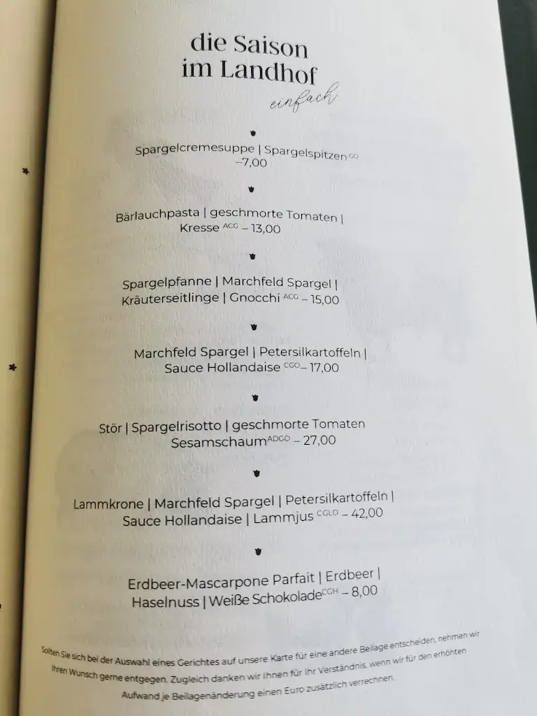 Menu_Landhof Lazarus_Mooskirchen_immagine_1