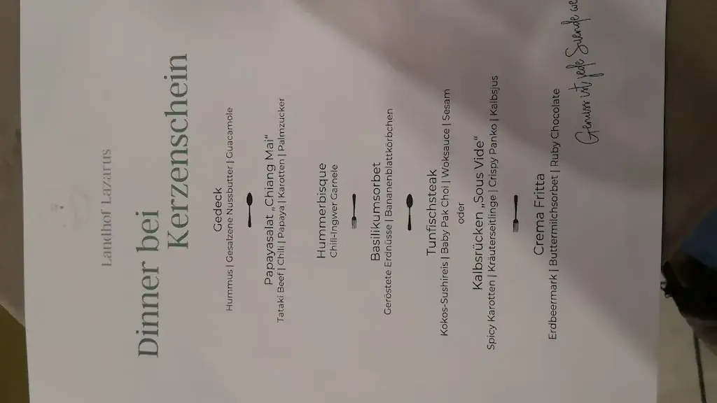 Menu_Landhof Lazarus_Mooskirchen_immagine_3