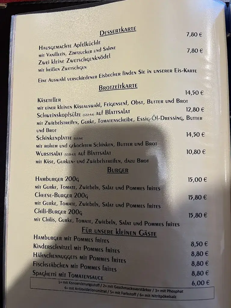 Menu_Landgasthaus - Cafè 