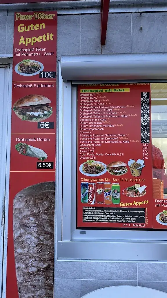Menu_Pinar Döner_Merkendorf_immagine_1