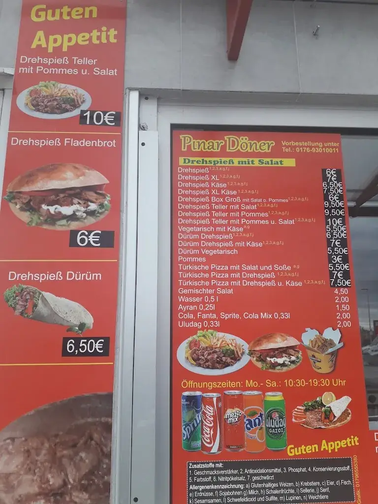 Menu_Pinar Döner_Merkendorf_immagine_4