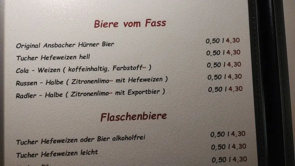 Menu_Restaurant Bratwurst Glöckle Ansbach_Merkendorf_immagine_4