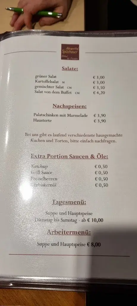 Menu_Gasthof Spitzbauer_Mönichwald_image_1