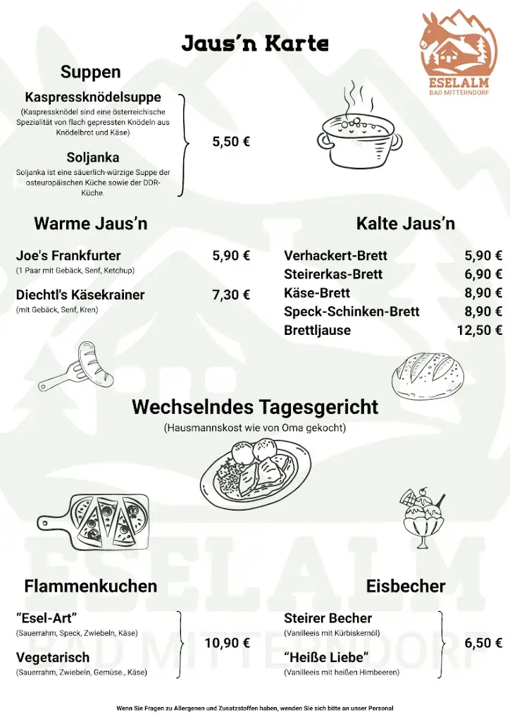 Menu_Eselalm_Mitterndorf im Steirischen Salzkammergut_image_1