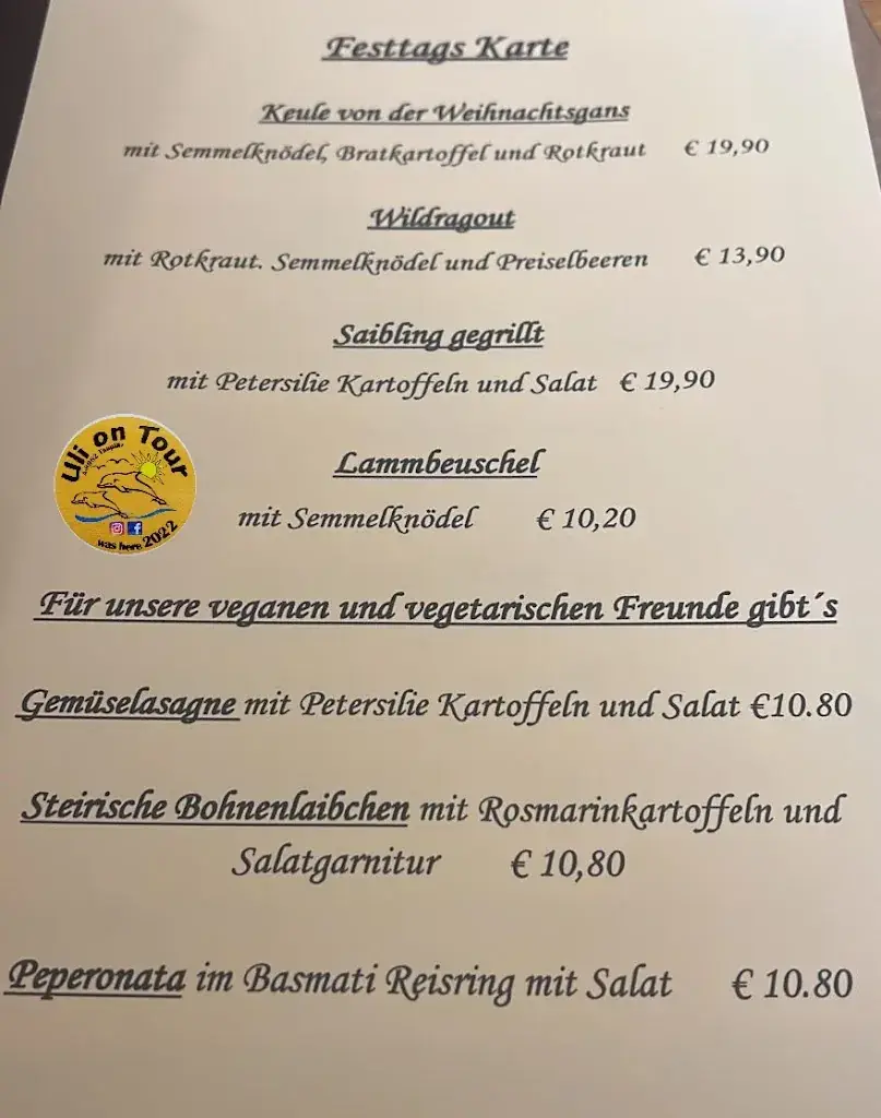 Menu_Hubertusalm_Mitterndorf im Steirischen Salzkammergut_immagine_2