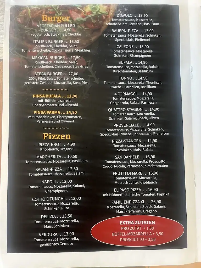 Menu_El Paso - mexikanisches Restaurant - Pizzeria_Liezen_immagine_1
